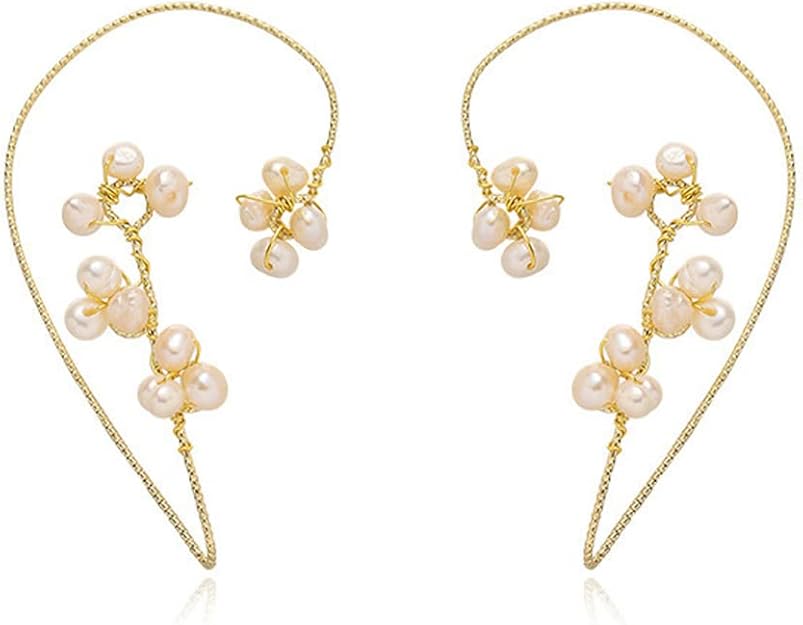 Flower Cuff Earrings