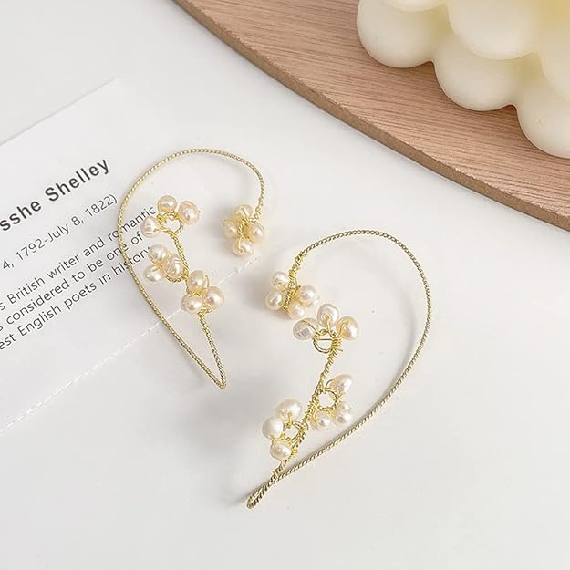 Flower Cuff Earrings - Image 4