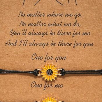 Sunflower Bracelet Set