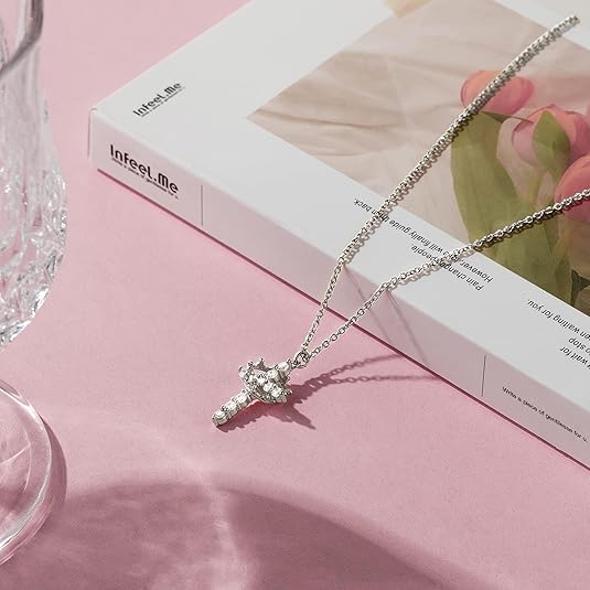 Crown Cross necklace - Image 2
